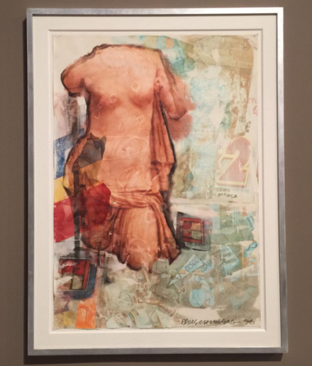 Robert Rauschenberg, JayWalk (Anagram) (1996), via Art Observed