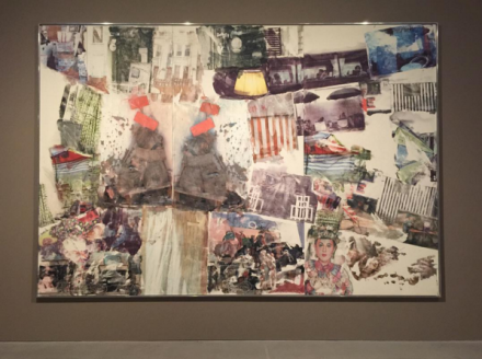 Robert Rauschenberg, Scoop [Anagram (A Pun)] (1998), via Art Observed