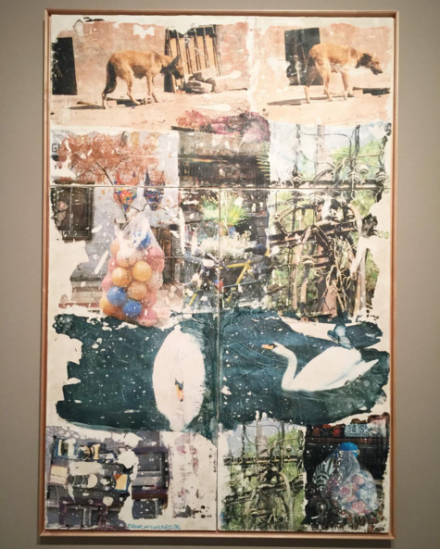 Robert Rauschenberg, Temple (Arcadian Retreat) (1996), via Art Observed