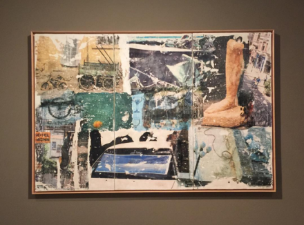 Robert Rauschenberg, Ulterior Motive (Arcadian Retreat) (1996), via Art Observed