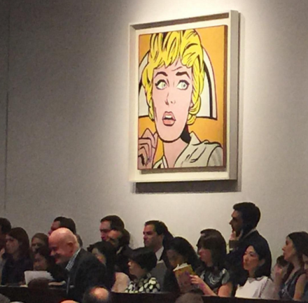 Roy Lichtenstein, Nurse (1964), via Rae Wang for Art Observed