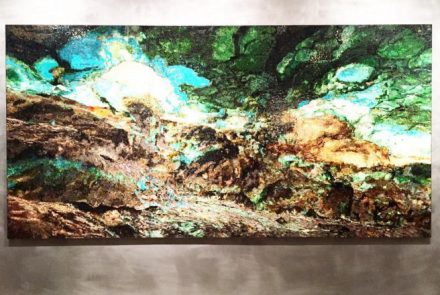 Teresita Fernández, Viñales (Aerial) (2015), via Rae Wang for Art Observed