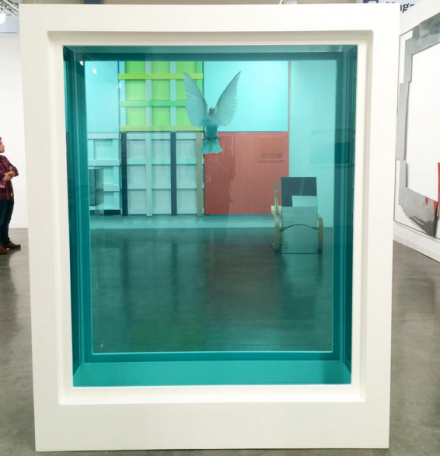 A Damien Hirst Formaldehyde work at White Cube