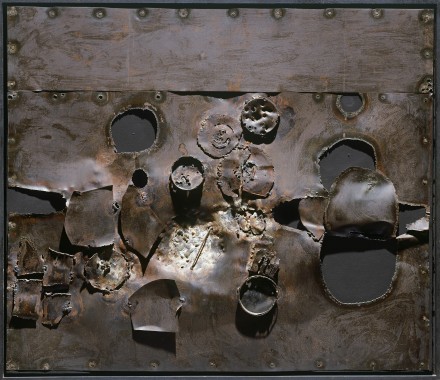 Alberto Burri, Ferro (1954), Courtesy Guggenheim