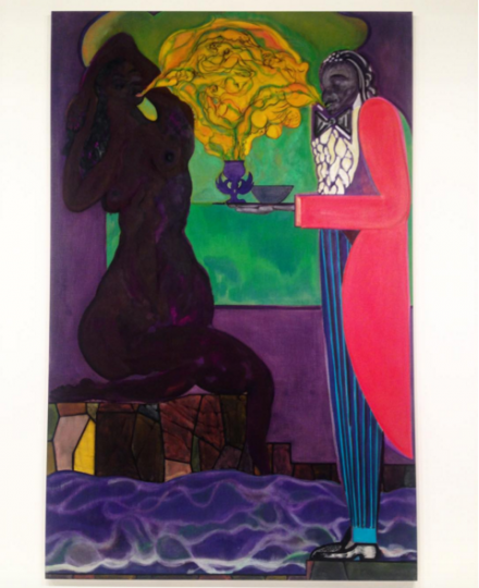 Chris Ofili, Poolside (Smoke Signals) David Zwirner