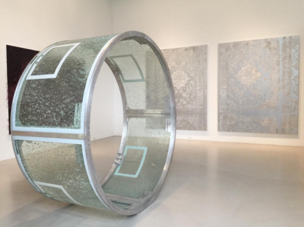 Dan Colen and Rudolf Stingel at de la Cruz