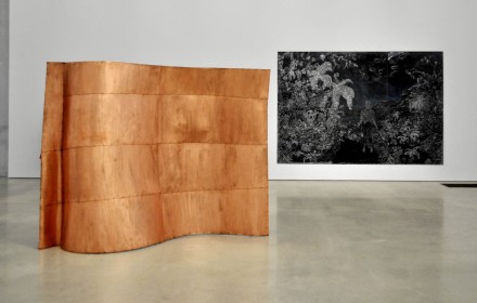 Danh Vo, We The People (Detail) (2011-2013) Edouard Duval Carrié, After Heade - Moonlit Landscape (2013)