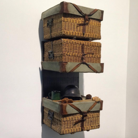 Fabio Mauri, Nord Sud (Picnic o Il buon soldato) [North South (Picnic or The Good Soldier)] (1998)