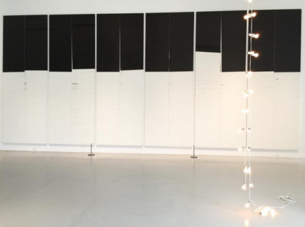 Felix Gonzalez-Torres and Wade Guyton at de la Cruz