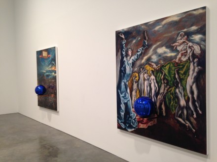 Jeff Koons, Gazing Ball Paintings at Gagosian Gallery (Installation View)