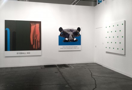 John Baldessari and Niele Toroni at Marian Goodman Gallery