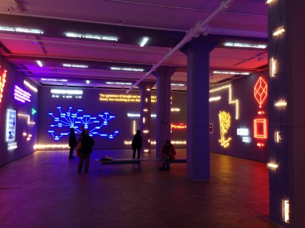 Joseph Kosuth, Agnosia, an Illuminated Ontology (Installation View)