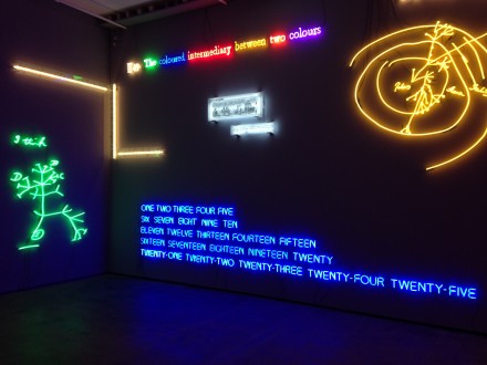 Joseph Kosuth, Agnosia, an Illuminated Ontology (Installation View)