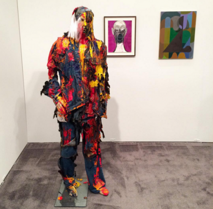 Korakrit Arunanondchai, Huma Bhabha and Sebastian Black at Clearing