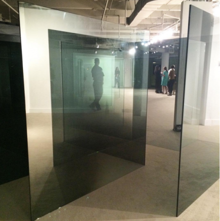 Larry Bell, 6X6 An Improvisation (2015), via Rae Wang for Art Observed