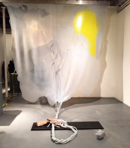 Martha Friedman, Pore (Installation View) at Locust Projects, via Art Observed