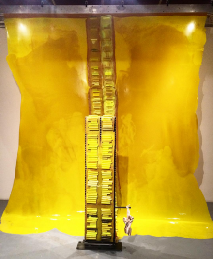 Martha Friedman, Pore (Installation View) at Locust Projects, via Art Observed