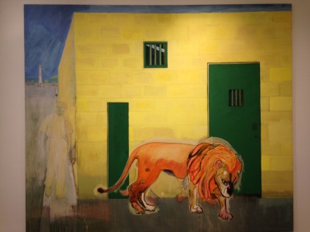 Peter Doig, Rain in the Port of Spain (White Oak) (2015)