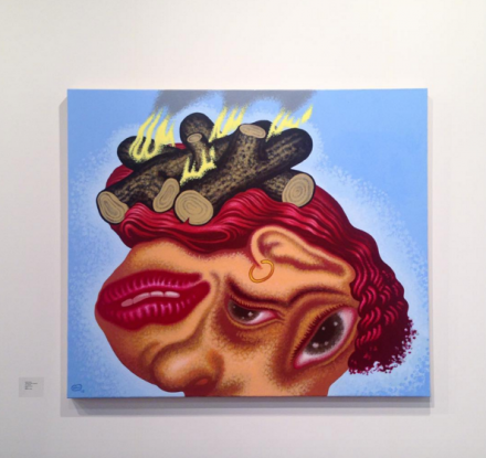 Peter Saul, Woman with Problems (2015) at Mary Boone