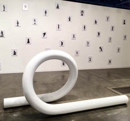 Sarah Charlesworth and Carol Bove at Maccarone