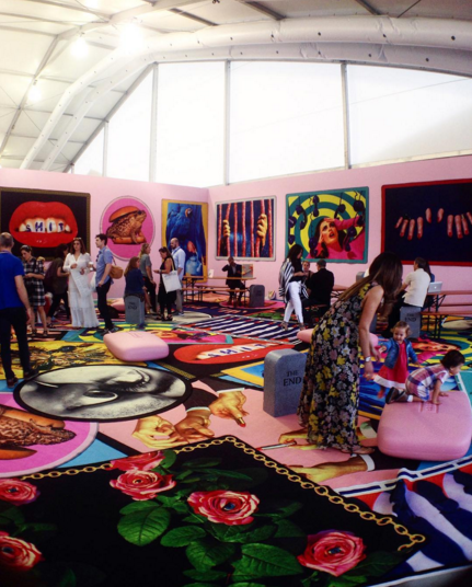 The Toiletpaper Lounge at Untitled