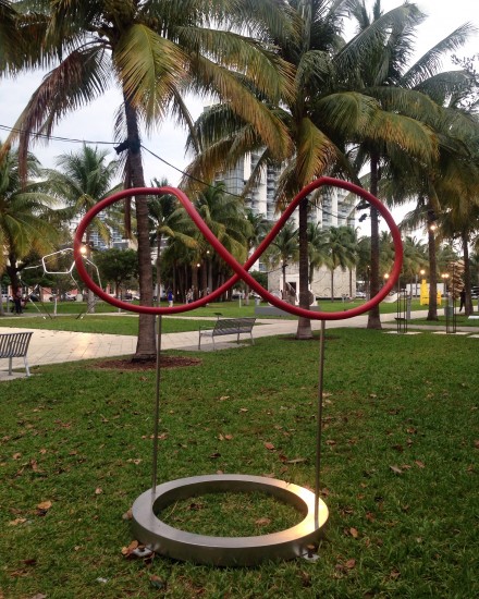 Timm Ulrichs, Von null bis unendlich (from here to eternity) (1986)