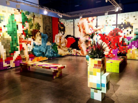 Tobias Rehberger installation at Fondation Beyeler