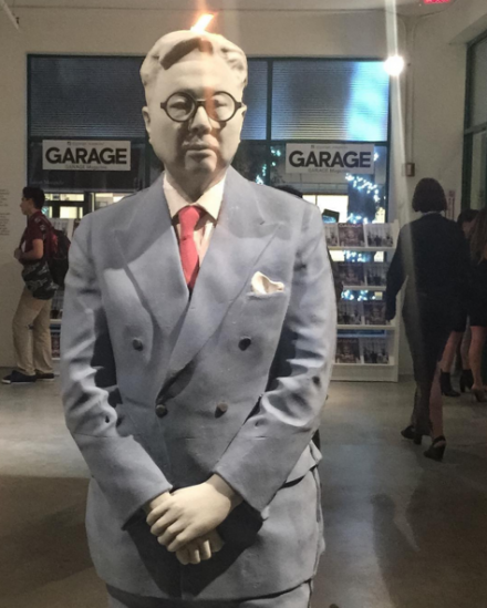 Urs Fischer's Portrait of Mr. Chow, via Rae Wang for Art Observed