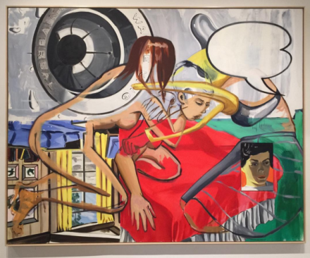 Work by David Salle at Unrealism, via Rae Wang for Art Observed