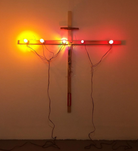 Alan Vega, Jet (2014), via Rae Wang for Art Observed