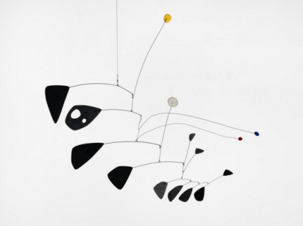 Alexander Calder, Antennae with Red and Blue Dots (1953)