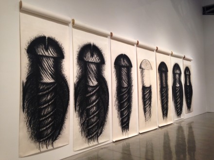 Judith Bernstein, Seven Panel Horizontal (1973-78)