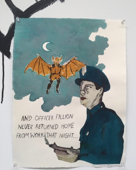 Marcel Dzama & Raymond Pettibon, Bat Boy (2016)