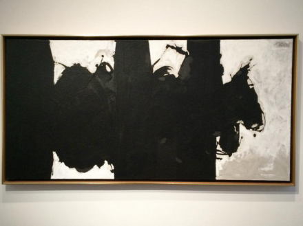 Robert Motherwell, Elegy Study XIII' (1976-1979), via Art Observed