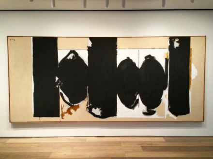 Robert Motherwell, Elegy to the Spanish Republic' (1970), via Art Observed