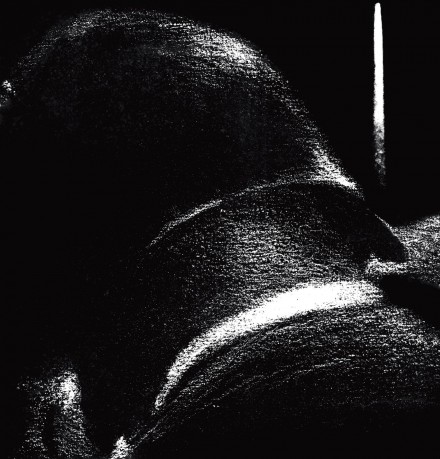 Troy Brauntuch, Untitled (Head) (1978), via Petzel Gallery