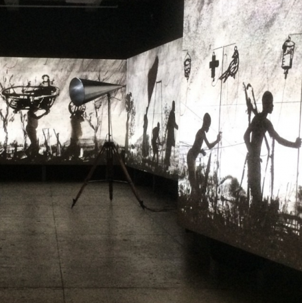 William Kentridge, More Sweetly Play the Dance (2015), via Art Observed
