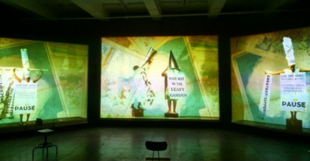 William Kentridge, Notes Toward a Model Opera (2015), via Art Observed