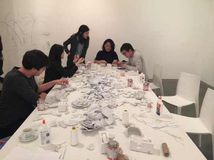 Yoko Ono, THE RIVERBED (Installation View), via Rae Wang for Art Observed