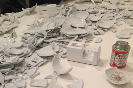Yoko Ono, THE RIVERBED (Installation View), via Rae Wang for Art Observed