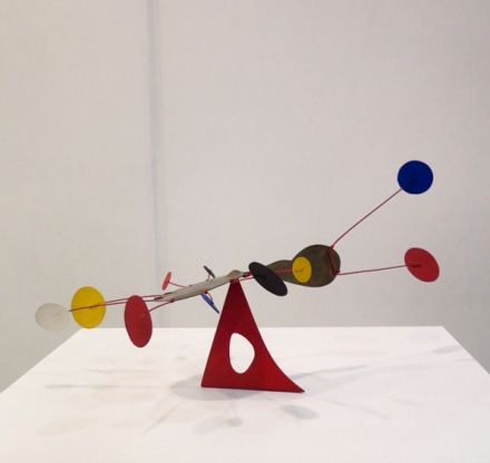 Alexander Calder at Venus Over Manhattan, via Art Observed
