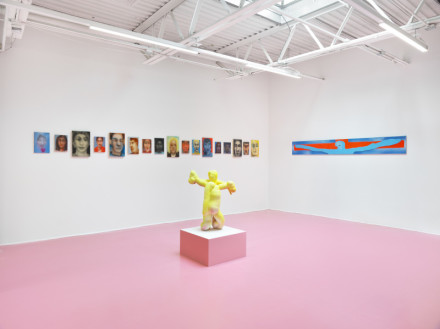 Austin Lee, Feels Good (Installation View), via Jeffrey Deitch