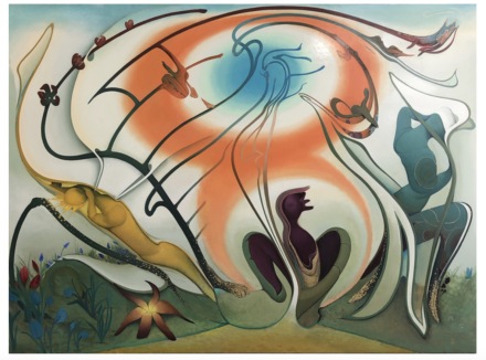 Inka Essenhigh, Untitled (2019), via Kavi Gupta