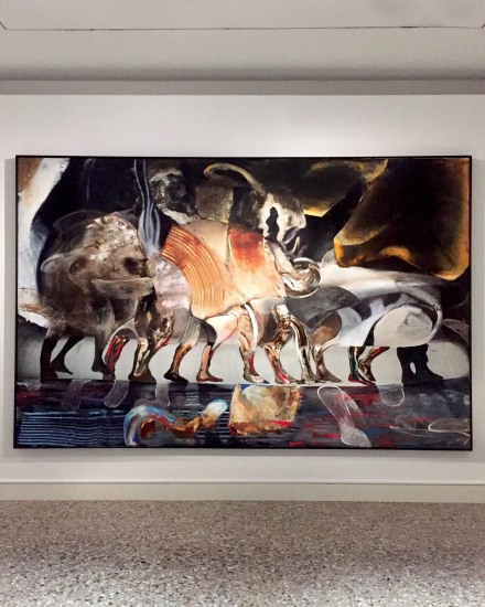 Adrian Ghenie, The Raft (2019), via Art Observed