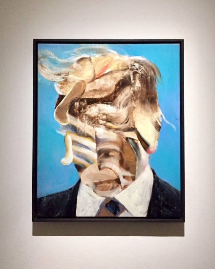 Adrian Ghenie, Unititled (2019), via Art Observed.