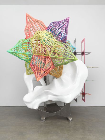 Frank Stella, Nessis and Dejanira (2017), via Marianne Boesky