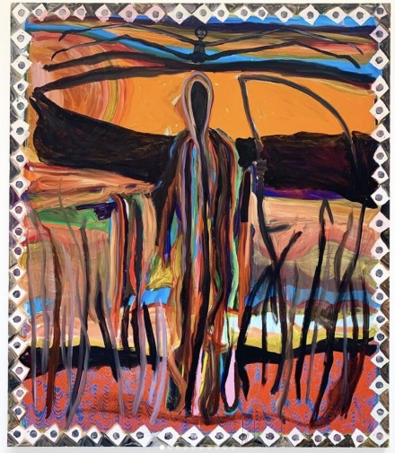 Josh Smith, Emo Jungle (Installation View), via Art Observed