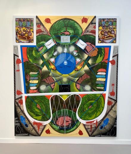 Lari Pittman at Lehmann Maupin, via Art Observed