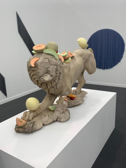 Tony Matelli at Marlborough, via Art Observed