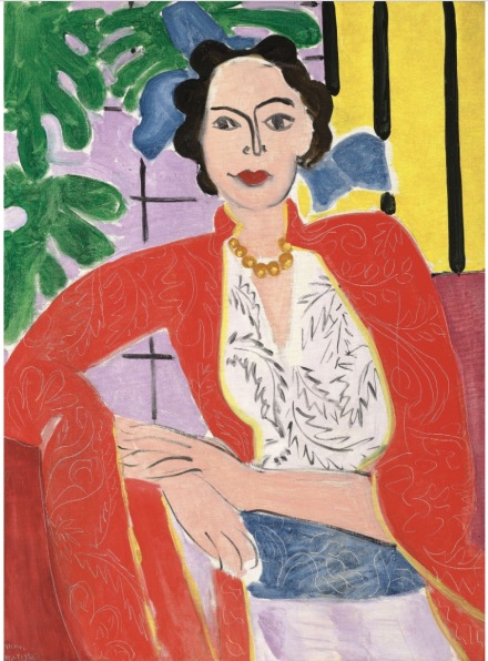 Henri Matisse, Le collier d’ambre (1937), via Christie's